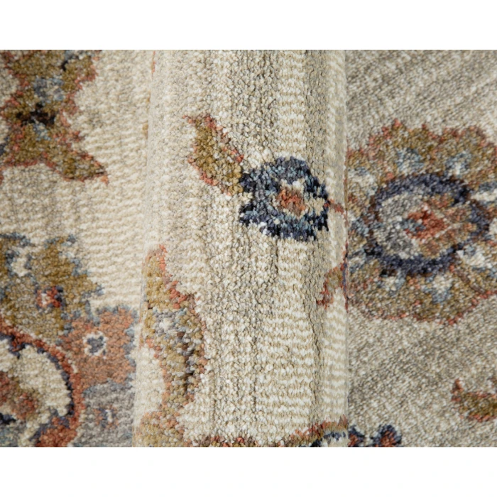 Jordan Bea Ivory Traditional Floral Area Rug
