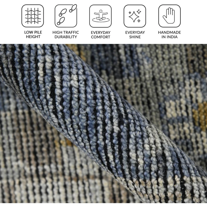 Amer Jwell Water Blue JWL-4 8ft. x 10ft. Rect. Rug
