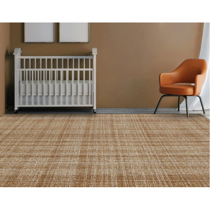 Amer Laurel Turlen Rust Orange Hand-Tufted Wool Area Rug 7'6"x9'6"