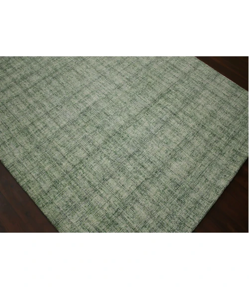 Amer Laurel Turlen Light Green Hand-Tufted Wool Area Rug 7'6"x9'6"
