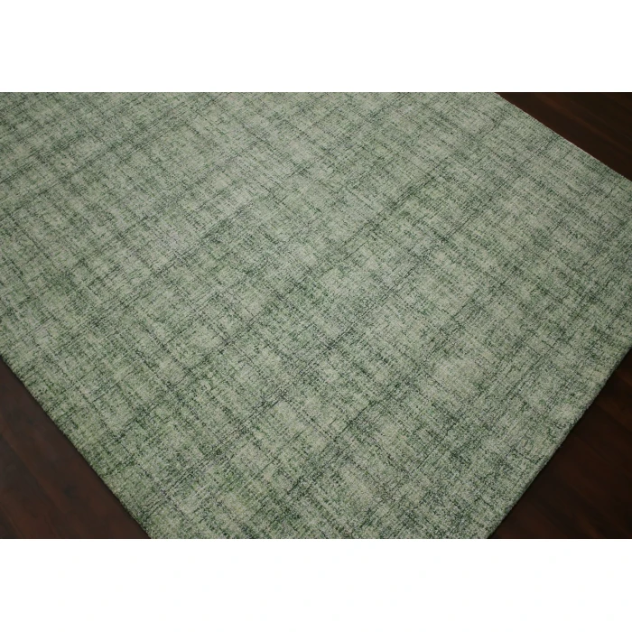 Amer Laurel Turlen Light Green Hand-Tufted Wool Area Rug 8'6"x11'6"