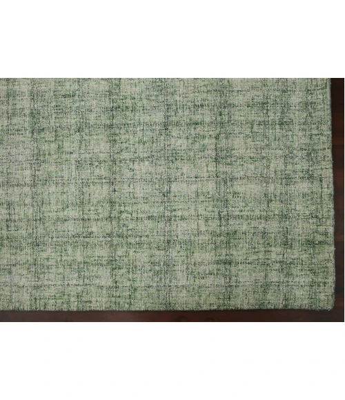 Amer Laurel Turlen Light Green Hand-Tufted Wool Area Rug 7'6"x9'6"