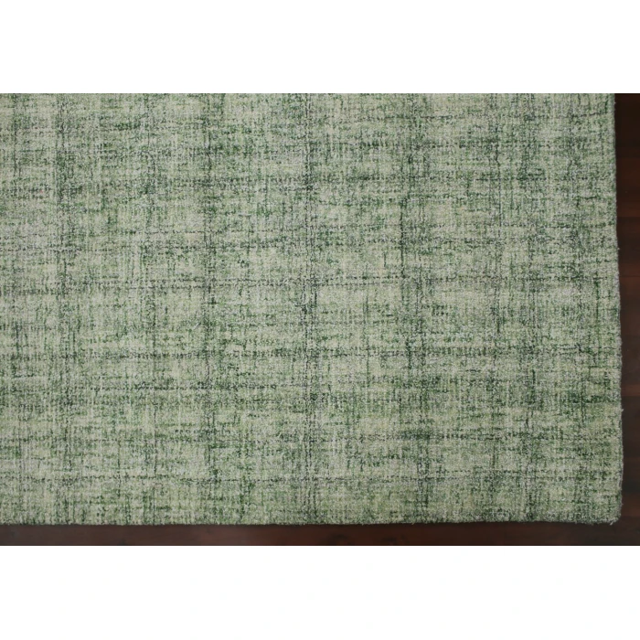 Amer Laurel Turlen Light Green Hand-Tufted Wool Area Rug 8'6"x11'6"
