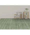 Amer Laurel Turlen Light Green Hand-Tufted Wool Area Rug 7'6"x9'6"