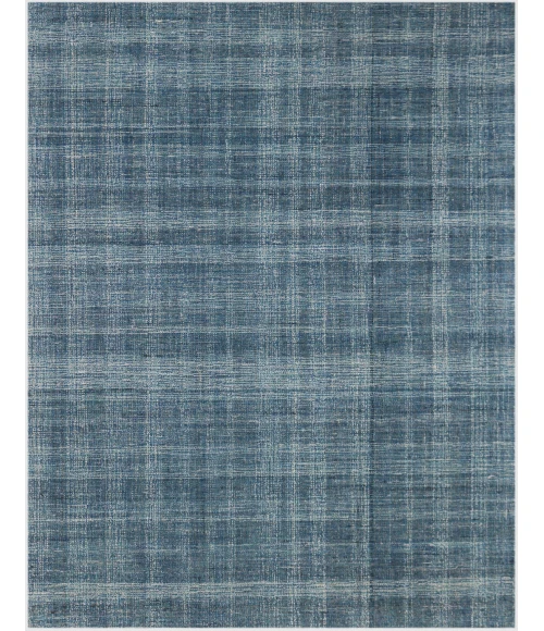 Amer Laurel Turlen Turquoise Hand-Tufted Wool Area Rug 7'6"x9'6"