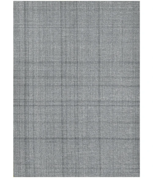 Amer Laurel Turlen Gray Hand-Tufted Wool Area Rug 7'6"x9'6"