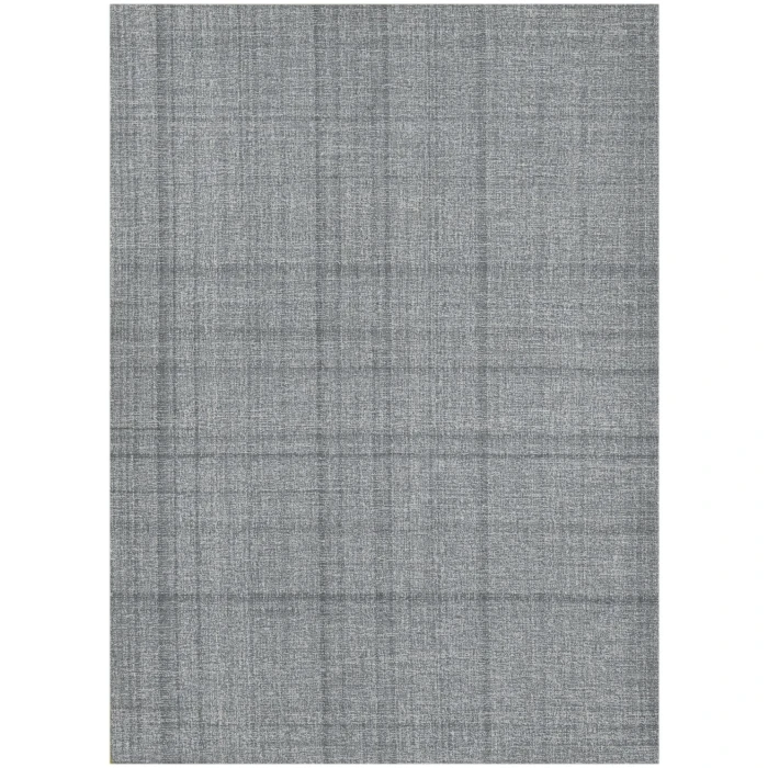 Amer Laurel Turlen Gray Hand-Tufted Wool Area Rug 7'6"x9'6"