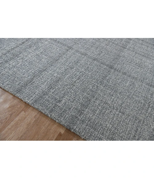 Amer Laurel Turlen Gray Hand-Tufted Wool Area Rug 7'6"x9'6"