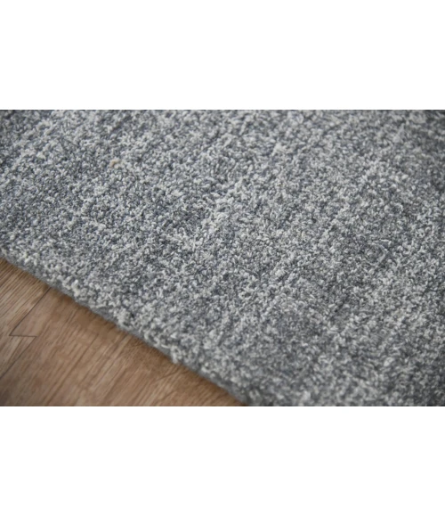 Amer Laurel Turlen Gray Hand-Tufted Wool Area Rug 7'6"x9'6"