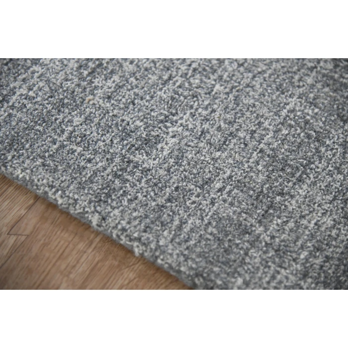 Amer Laurel Turlen Gray Hand-Tufted Wool Area Rug 7'6"x9'6"