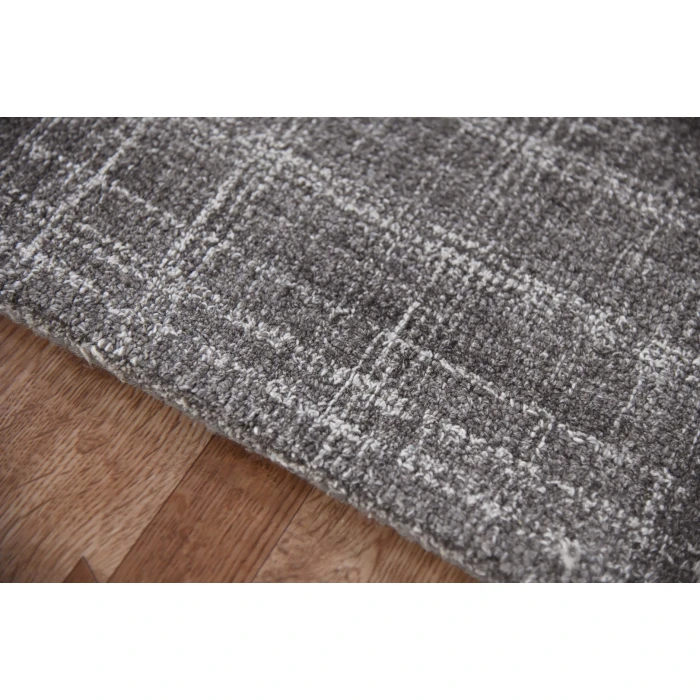 Amer Laurel Turlen Graphite Hand-Tufted Wool Area Rug 7'6"x9'6"
