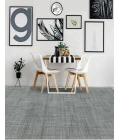 Amer Laurel Turlen Sea Blue Hand-Tufted Wool Area Rug 7'6"x9'6"