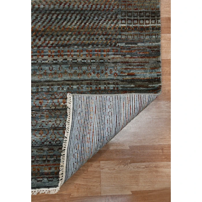 Amer Legacy Eustace Dark Red Hand-Knotted Wool Area Rug 2'x3'