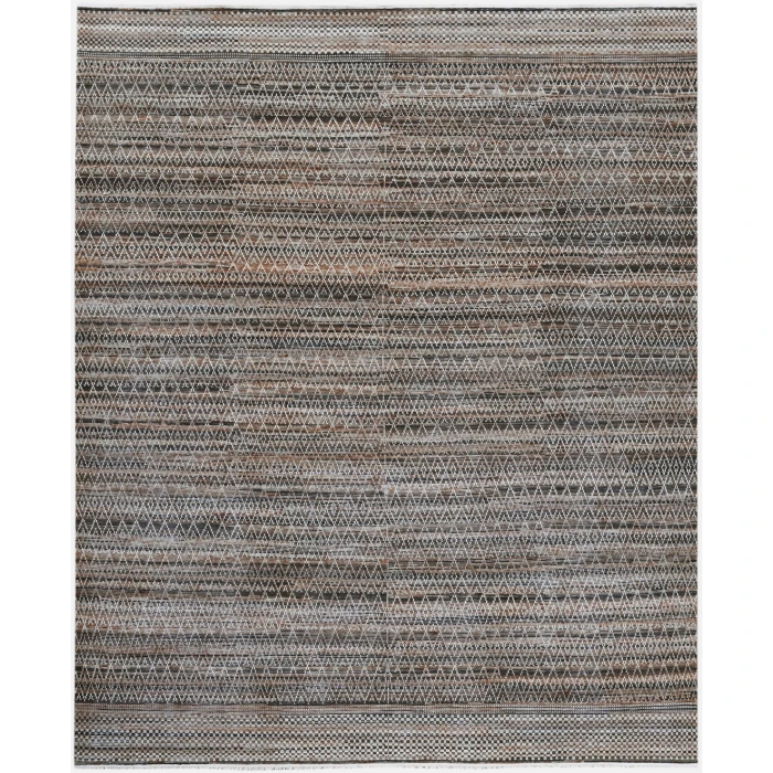 Amer Legacy Alden Gray Hand-Knotted Wool Area Rug 10'x14'