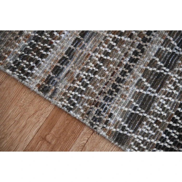 Amer Legacy Alden Gray Hand-Knotted Wool Area Rug 10'x14'