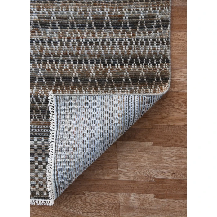 Amer Legacy Alden Gray Hand-Knotted Wool Area Rug 10'x14'