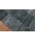 Amer Legacy Barton Gray/Blue Hand-Knotted Wool Area Rug 2'x3'