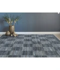 Amer Legacy Barton Gray/Blue Hand-Knotted Wool Area Rug 2'x3'