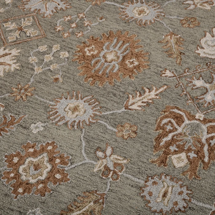 Amer Lewis Khaki LEW-1 3ft.6in. X 5ft.6in. Rect. Rug