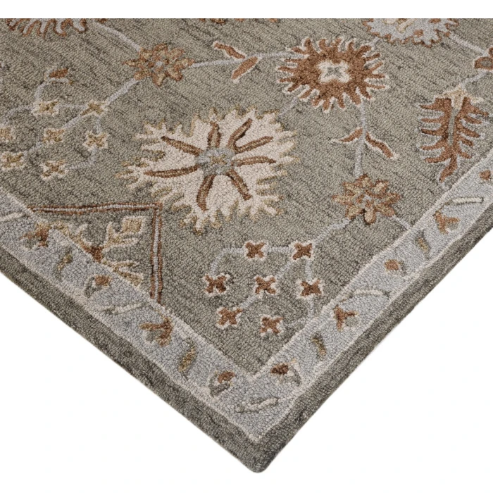 Amer Lewis Khaki LEW-1 3ft.6in. X 5ft.6in. Rect. Rug