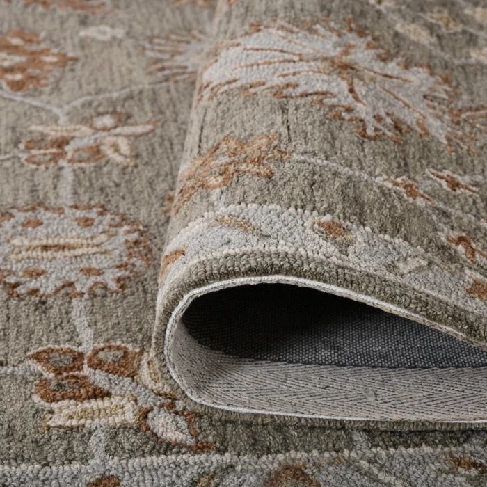 Amer Lewis Khaki LEW-1 3ft.6in. X 5ft.6in. Rect. Rug