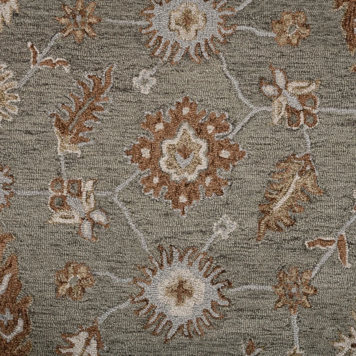 Amer Lewis Khaki LEW-1 3ft.6in. X 5ft.6in. Rect. Rug