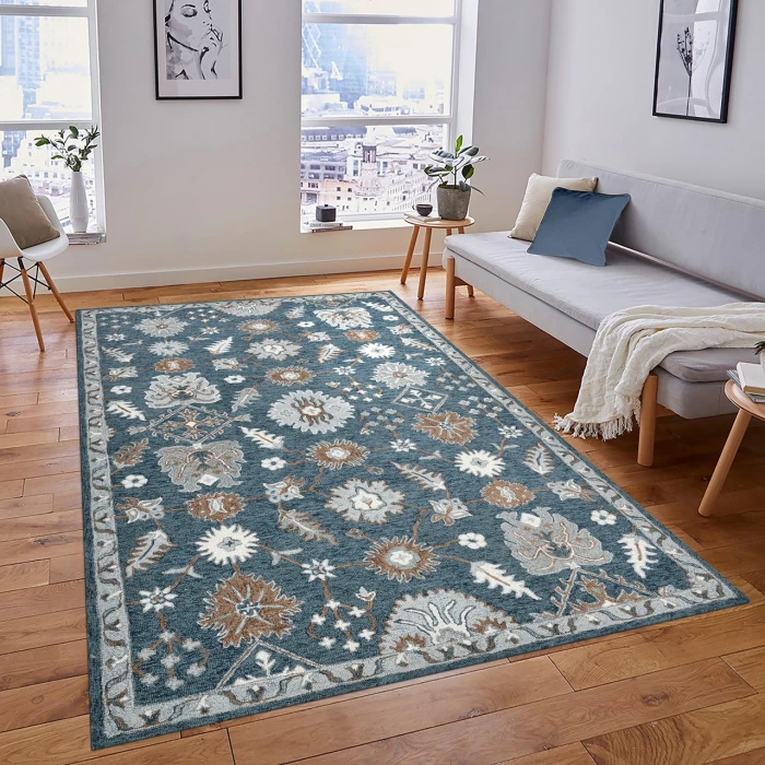 Amer Lewis Navy LEW-2 5ft. X 7ft.6in. Rect. Rug