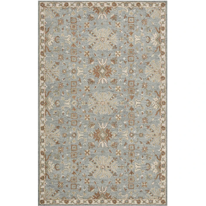 Amer Lewis Blue LEW-3 3ft.6in. X 5ft.6in. Rect. Rug