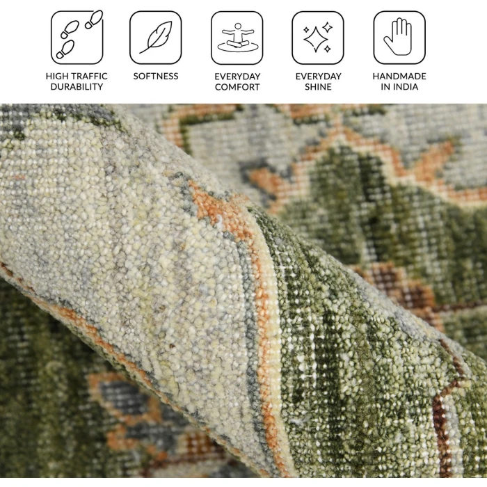 Amer Milano Stone White MIL-10 2ft. x 3ft. Rect. Rug