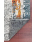 Amer Montana Joanna Orange/Blue Polypropylene Area Rug 8'10"x11'10"