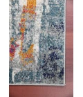 Amer Montana Joanna Orange/Blue Polypropylene Area Rug 8'10"x11'10"