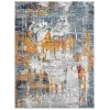 Amer Montana MON-10 Joanna Orange/Blue Rug 8 ft. 10 in. X 11 ft. 10 in. Rectangle