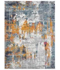 Amer Montana Joanna Orange/Blue Polypropylene Area Rug 8'10"x11'10"