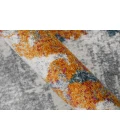 Amer Montana Joanna Orange/Blue Polypropylene Area Rug 8'10"x11'10"