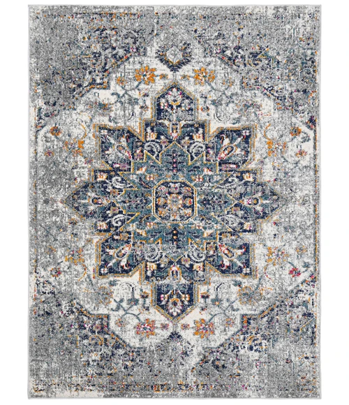 Amer Montana Kriselda Gray Polypropylene Area Rug 5'3"x7'6"