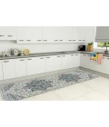 Amer Montana Kriselda Gray Polypropylene Runner Rug 2'7"x8'