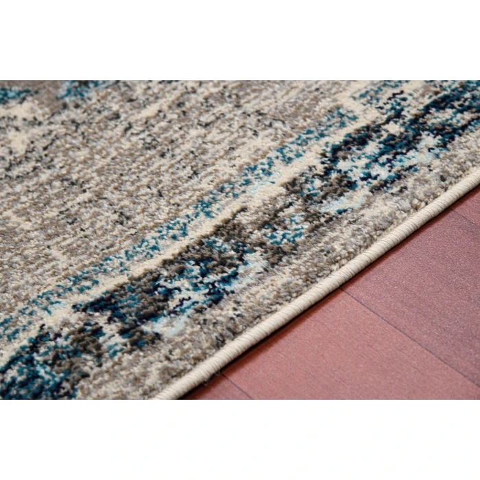 Amer Montana Nieves Teal Polypropylene Area Rug 2'x3'