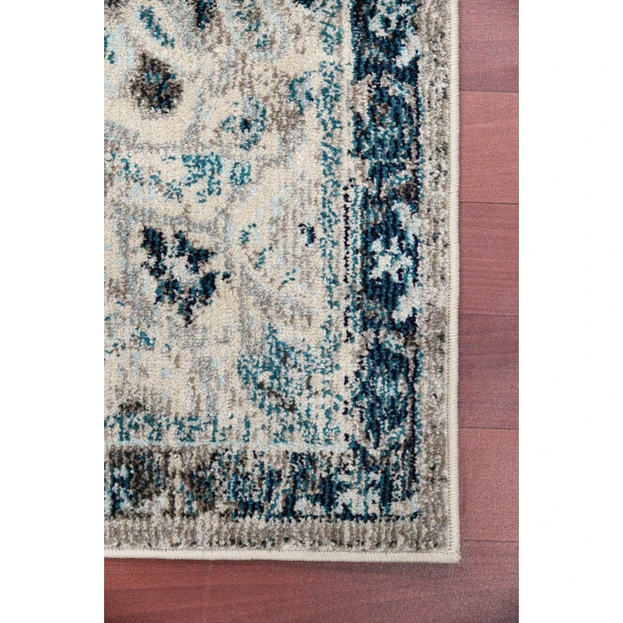 Amer Montana Nieves Teal Polypropylene Area Rug 2'x3'