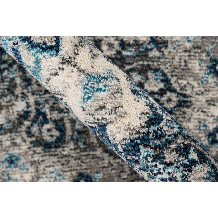 Amer Montana Nieves Teal Polypropylene Area Rug 2'x3'
