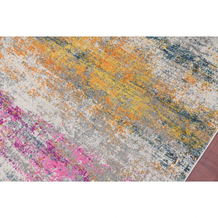 Amer Montana Blesilda Orange/Pink Polypropylene Area Rug 2'x3'