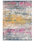 Amer Montana Blesilda Orange/Pink Polypropylene Area Rug 5'3"x7'6"