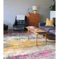 Amer Montana Blesilda Orange/Pink Polypropylene Area Rug 7'10"x10'10"
