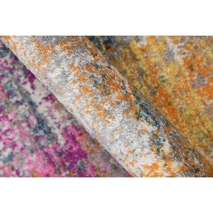 Amer Montana Blesilda Orange/Pink Polypropylene Area Rug 2'x3'