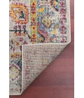 Amer Montana Carrey Gray/Orange Polypropylene Area Rug 7'10"x10'10"