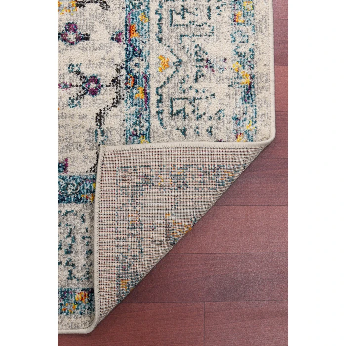 Amer Montana Dyanne Ivory/Yellow Polypropylene Area Rug 2'x3'