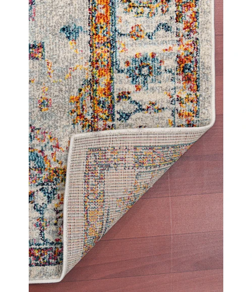 Amer Montana Estrel Ivory/Orange Polypropylene Area Rug 8'10"x11'10"