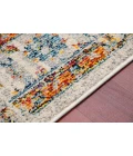 Amer Montana Estrel Ivory/Orange Polypropylene Area Rug 8'10"x11'10"