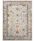 Amer Montana Estrel Ivory/Orange Polypropylene Area Rug 8'10"x11'10"