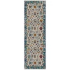 Amer Montana MON-6 Filomina Blue/Orange Rug 2 ft. 7 in. X 8 ft. Runner