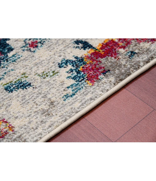 Amer Montana Glaiza Ivory/Orange Polypropylene Area Rug 8'10"x11'10"